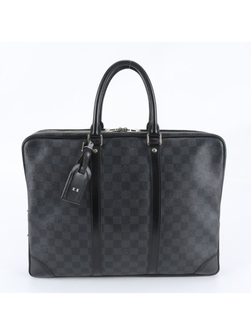 Louis Vuitton Damier Graphite Porte Documents Voyage Leather Business Bag